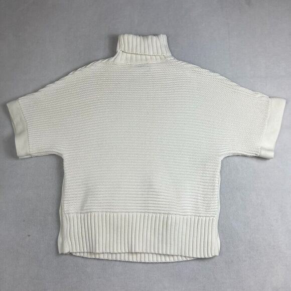 J. Crew Poncho Sweater Womens Small Turtleneck Merino Wool Blend Style#AR947 - Picture 10 of 11